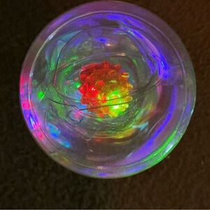 Spritz 6 Pack Light Up Rings in Plastic Tube Package